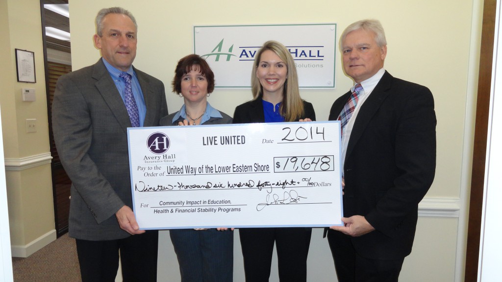 Avery Hall Increases Support for United Way SBJ