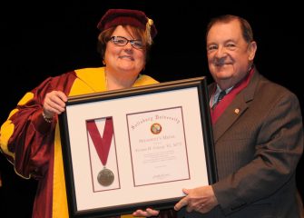 SU Honors Conway at Fall Commencement