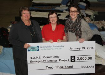Community Foundation’s Help Your Neighbor Fund Support Emergency Shelter Project
