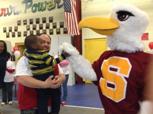 Photo 2 Salisbury University mascot, Sammy the Seagull  2.20.15