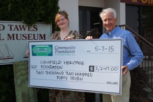 Crisfield Heritage Foundation Receives Community Foundation Grant