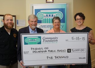Friend of Delmarva Public Radio Receives Community Foundation Grant