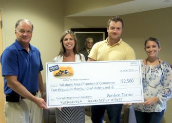 YEA! Program Receives $2,500 Donation for Perdue Foundation