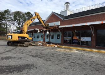 Gillis Gilkerson Demolition Underway on Former Hostess Bakery Outlet