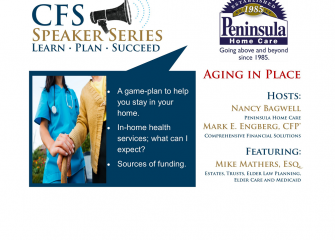 Peninsula Home Care Presents Aging in Place Seminar with CFS