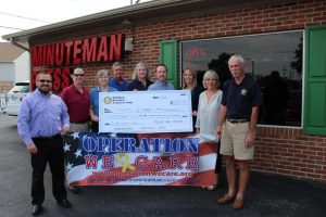 2016 Rotary $4500 check to support Operation We Care
