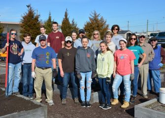 Rotarians and Trinity Appalachian Service Project Spruce Up Halo Garden