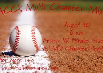 All MD Chambers Invited to Attend August 10 Mixer– Win the First Pitch at the Shorebirds!