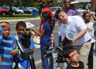 SU provides telescopes and more at downtown library solar eclipse viewing party