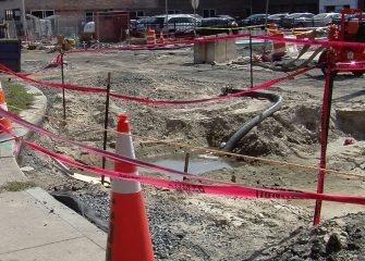 Water Main Replacements in Downtown Salisbury Monday October 23