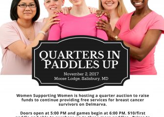 Women Supporting Women Hosting “Quarters In, Paddles Up” Auction