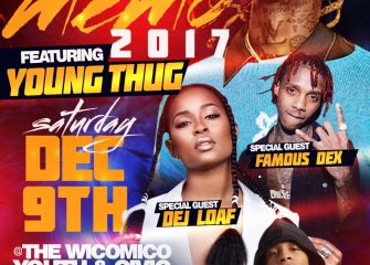 Thug Memo featuring Young Thug with special guests Famous Dex, DeJ Loaf & T Knox comes to the WY&CC Dec. 9