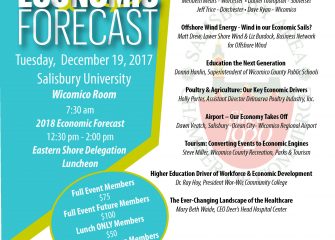 Salisbury Area Chamber Of Commerce Hosts Economic Forecast and Eastern Shore Delegation Luncheon Dec. 19