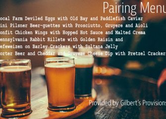 Have you SEEN the menu for our Shorecraft Beer Tasting? Tickets are buy one get one!