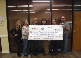 Avery Hall Donates $2500 to Sponsor Junior Achievement’s Leadership Day at Beaver Run Elementary School