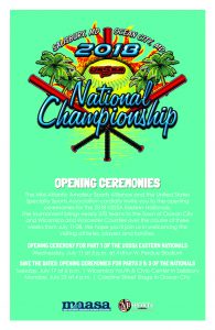 USSSA Opening Ceremonies Invite