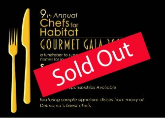 9th Annual Chefs for Habitat is Feb. 23, 2019. Sold Out.
