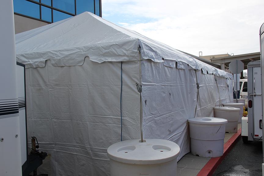 PRMC Establishes Covid-19 Triage Tent Outside Emergency Department - SBJ