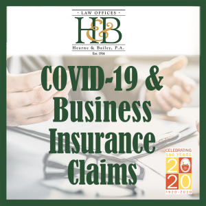 COVID19 Insurance Hearne and Bailey sbyBIZ