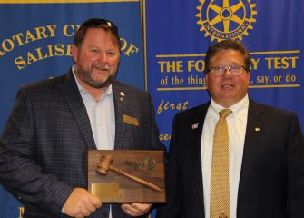 John Aukward Sworn In as President of The Rotary Club of Salisbury