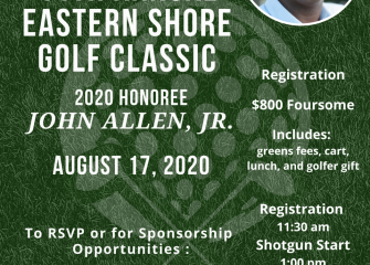 Big Brothers Big Sisters of the Eastern Shore to Host 11th Annual Eastern Shore Golf Classic Honoring Local Leader.