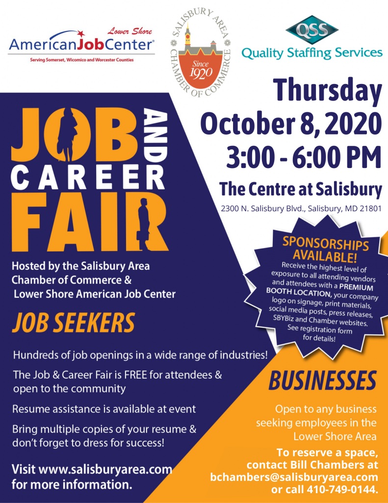 SACC and the Lower Shore American Job Center to Host Annual Job and Career Fair SBJ