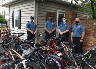 SU Police Department Donates Bikes to Local School Program
