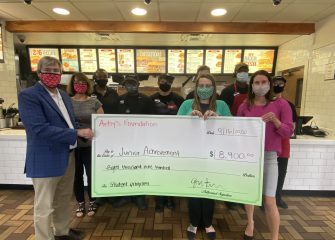 Local Arby’s Presents $8,900 Grand To Junior Achievement