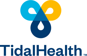 blue and yellow Tidal Health Logo