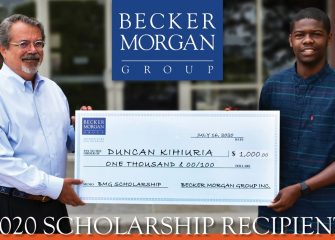 Becker Morgan Group Awards Wicomico County Scholarship