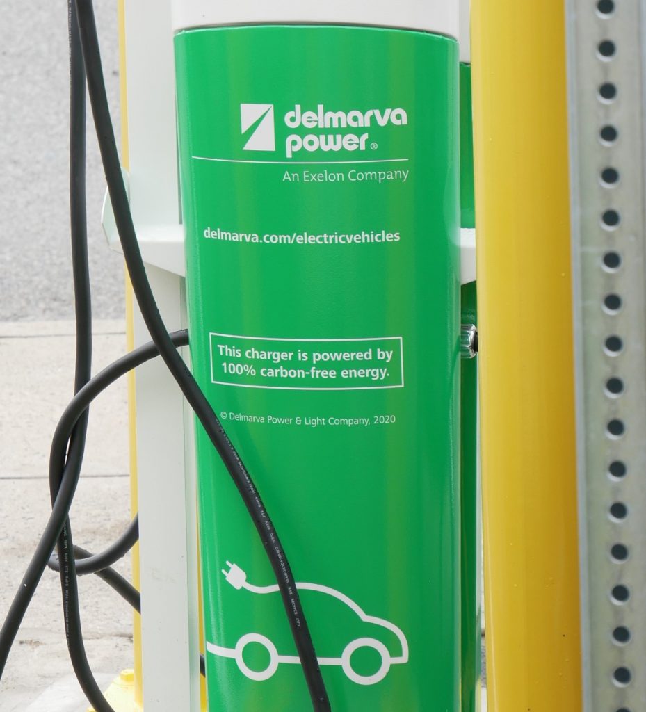 Salisbury Part of the Delmarva Power Public Electric Vehicle