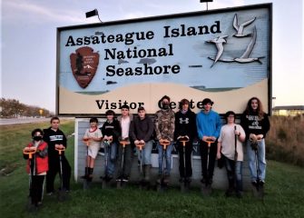 Boy Scout Troop 225 Completes a Service Project at Assateague Island National Seashore