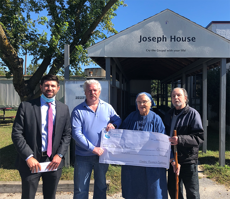 Centric Business Systems Announces Joseph House Donation to Aid With