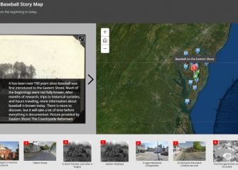 SU Student Creates Interactive Map Detailing Eastern Shore Baseball History