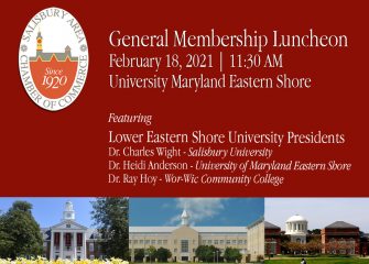 SACC to Host All Shore University Presidents at February 18 General Membership Luncheon