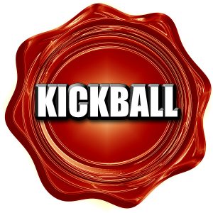 kickball sign background