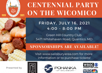 Salisbury Area Chamber of Commerce Celebrates 101 Years With A “Centennial Party on the Wicomico”
