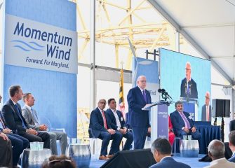 Governor Hogan Touts Offshore Wind Expansion, Partnership Between US Wind and Tradepoint Atlantic