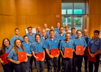 Salisbury Fire Department Swears in 18 New Volunteer Members