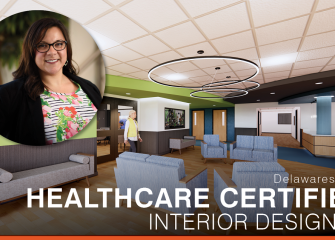 Becker Morgan Group Senior Associate DE’s 1st Certified Healthcare Interior Designer