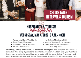 Hospitality and Tourism Virtual Job Fair Announced