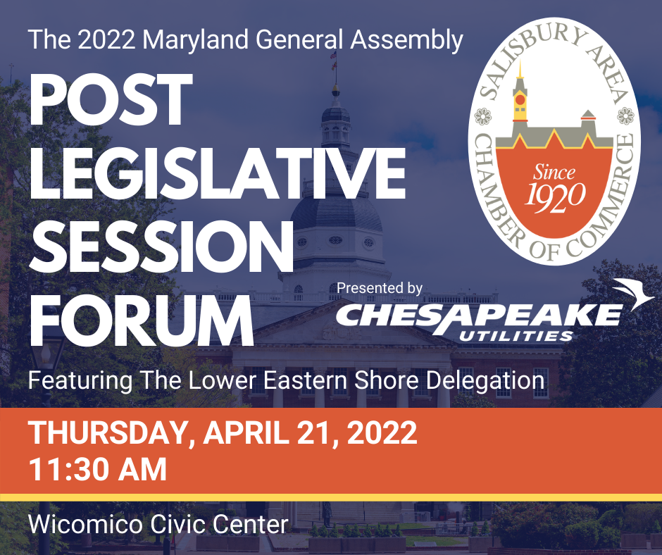 The SACC to Hold Maryland General Assembly Post Legislative Session