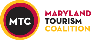Maryland Tourism Coalition red, black, and yellow logo