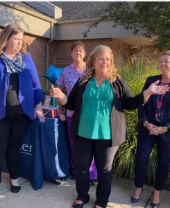 4 women at the Life Crisis Center Ribbon Cutting