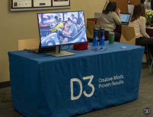 D3 Exhibitor Table. D3 was a Forecast CEO Level sponsor.