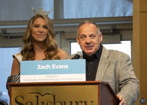 Kayla Willing, Miss Maryland, and Danny Thompson, Executive Director, Somerset County Economic Development