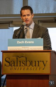 Moderator Zach Evans of Mountaire Farms