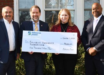 Delmarva Power Donates $5,000 for SU Scholarships