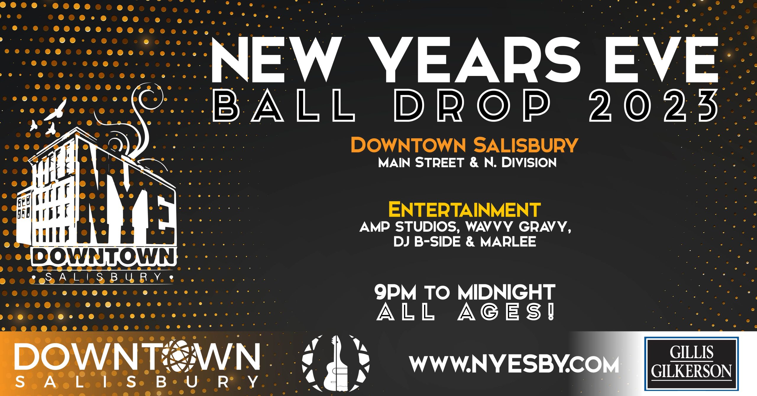 New Year's Eve SBY Ball Drop Downtown Salisbury SBJ
