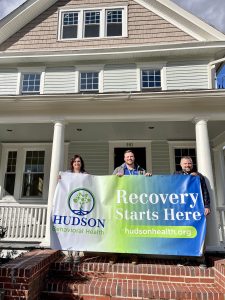 Pictured left to right: Director of Housing Rebecca Kimmons, CAC-AD, Marketing & Community Liaison Alex Pullen, and Treatment Housing Manager Joshua Pippin.